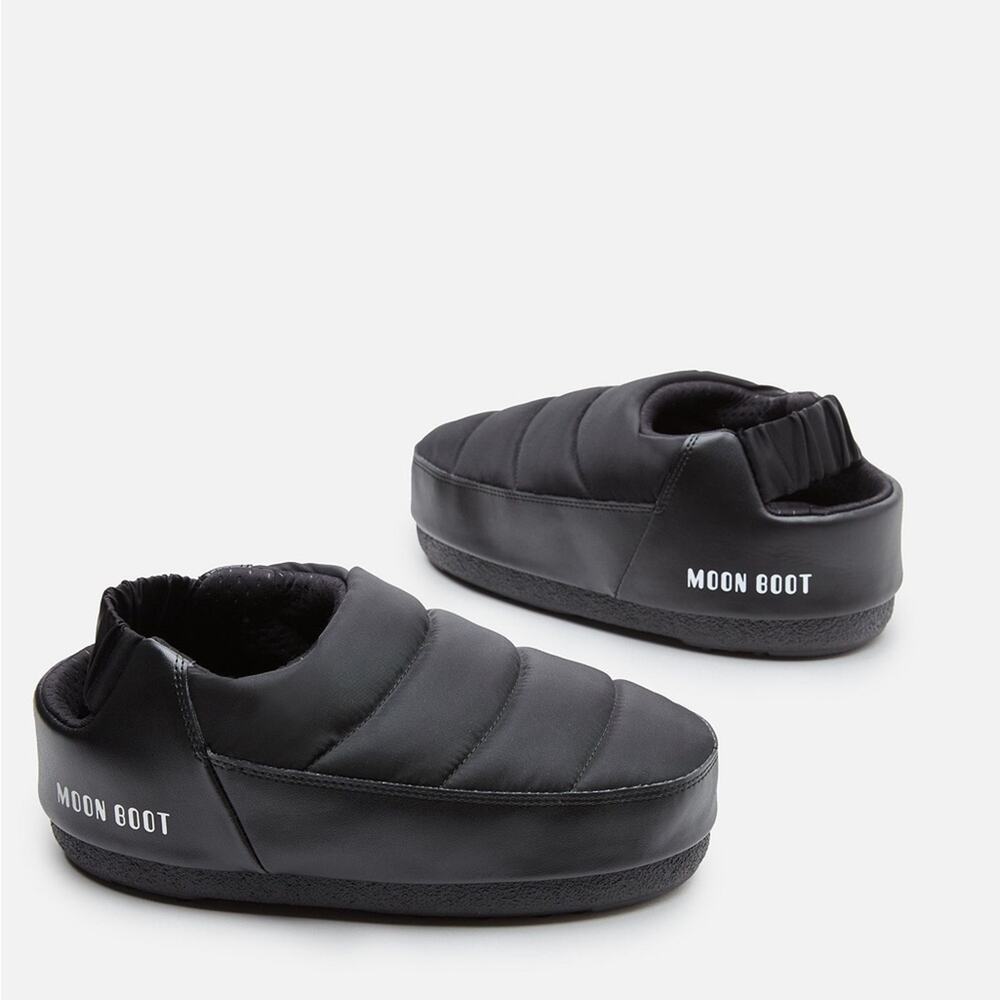 $150 Moon Boot Sandal Mules Nylon Slippers 8.5 NWOT - Picture 2 of 8